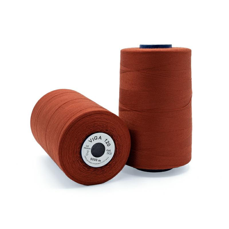 Overlock Thread 5000m - terracotta red col.0430