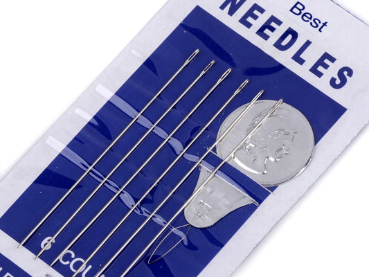 Beading needles | 55 mm | 6 szt.