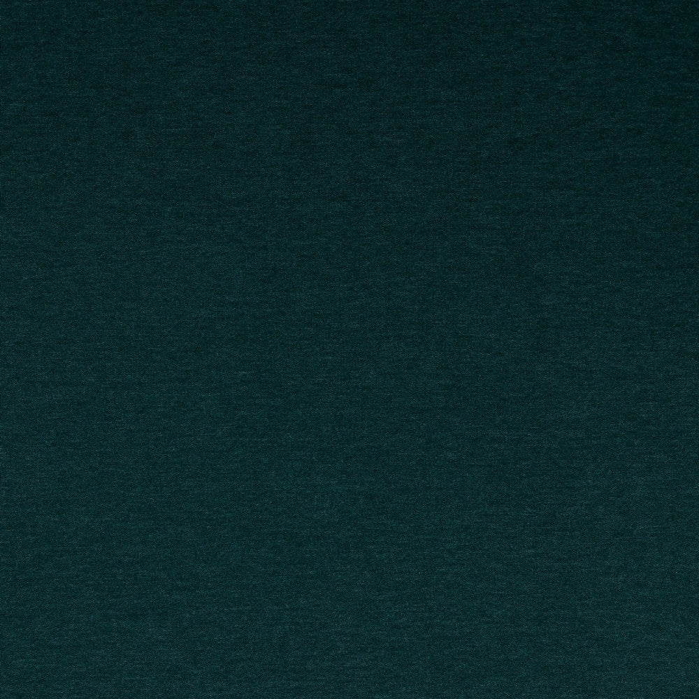 Lightweight cotton jersey - dark green melange 215 g/m²