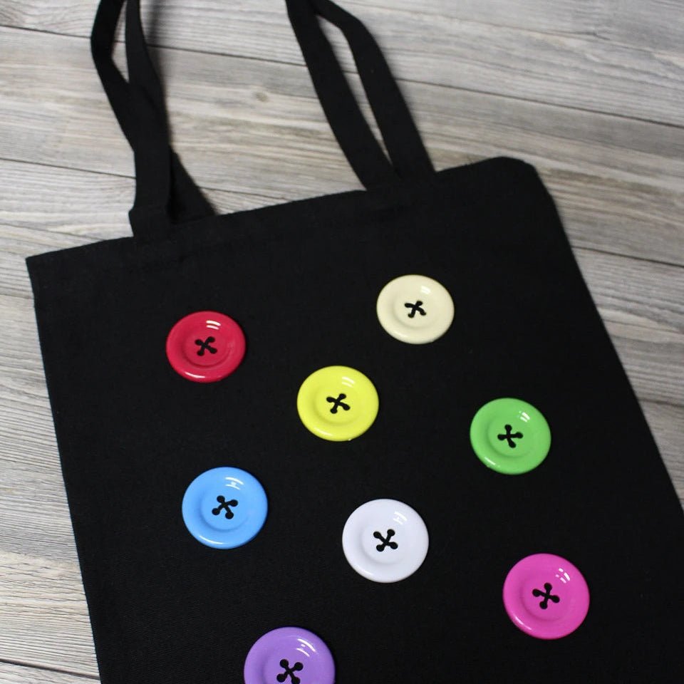 Image of plastic buttons 50 mm - white – available at Šarlotes audumi