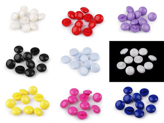 Shank buttons 12.5 mm - cream-colored