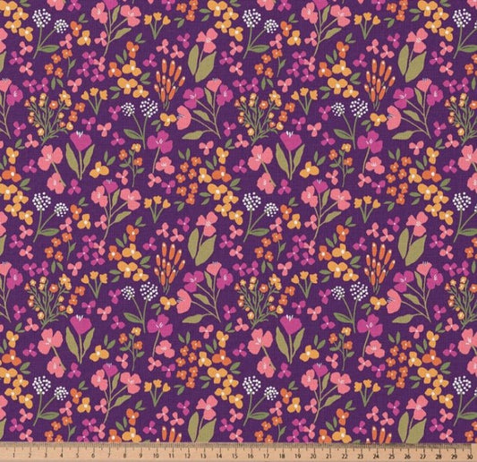alt
Image with Premium 100% cotton fabric - lilac tiny flowers 115 g/m² – available at Šarlotes audumi