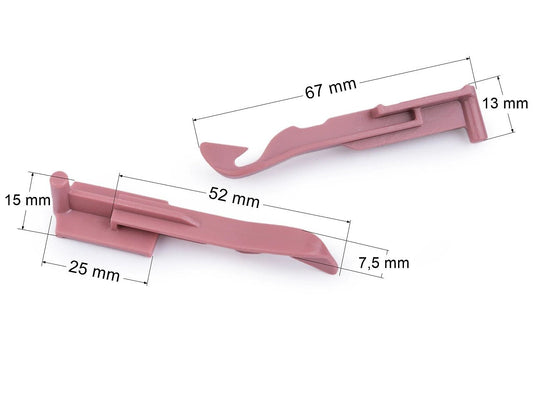 Image of replacement needles for the Sentro knitting machine – available at Šarlotes audumi