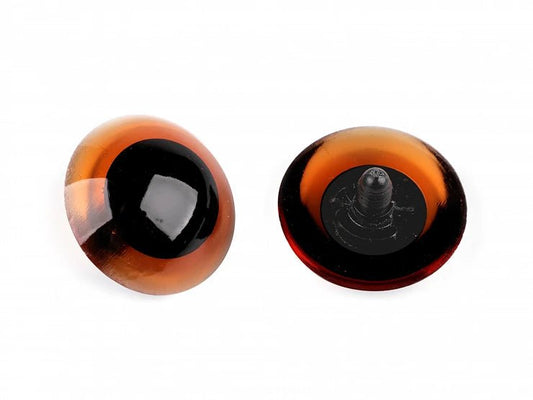 Toy eyes Ø40 mm-brown (1 pair per pack)