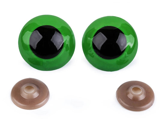 Toy eyes Ø40 mm-green (1 pair in package)