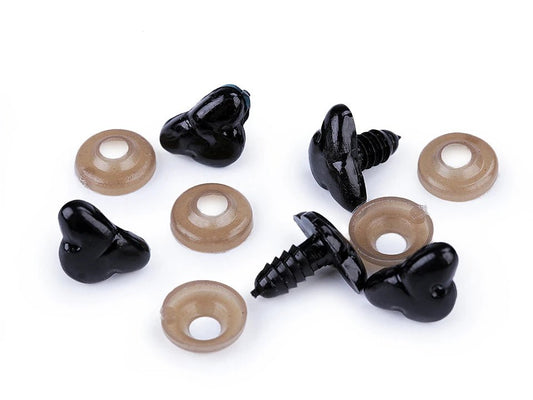 Toy nose 11x17 mm-black (pack of 5)