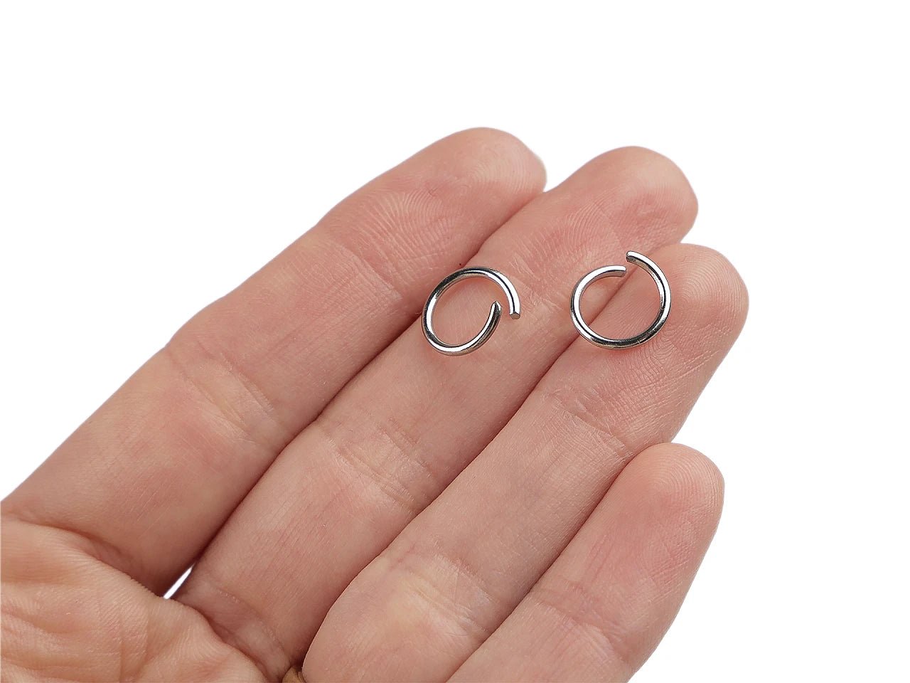 Image of connecting rings Ø10 mm made of stainless steel – available at Charlotte's Fabrics