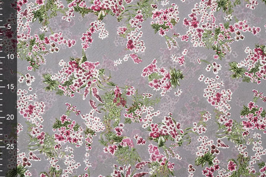 Image of chiffon - delicate cherry blossoms 65 g/m² – available at Šarlotes audumi