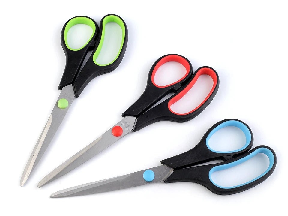 Image with ✂️ Scissors 21 cm (various colors) – available at Šarlotes audumi
