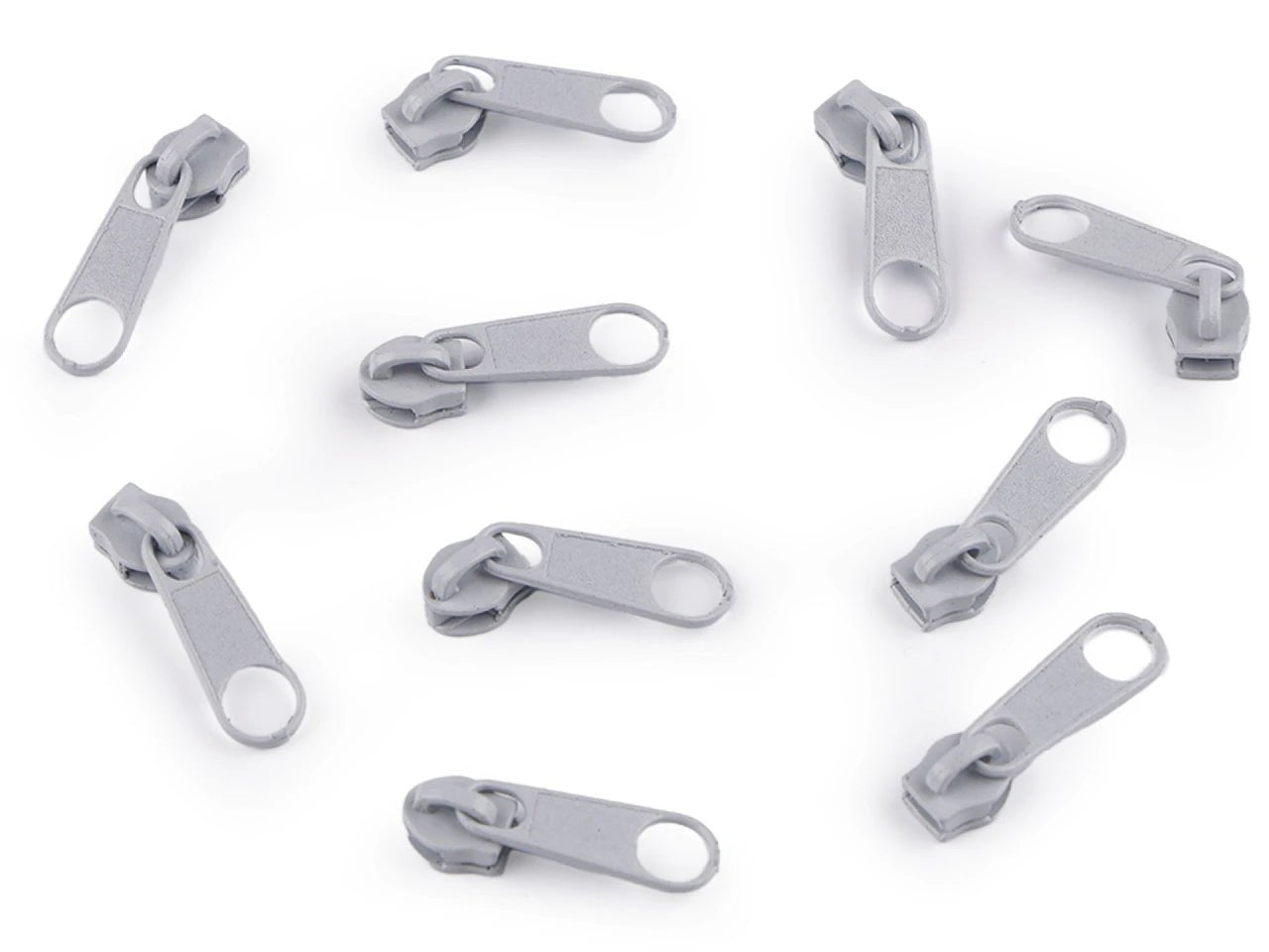 Image of slider, bead for coil zipper No. 3|assorted shades – available at Šarlotes audumi