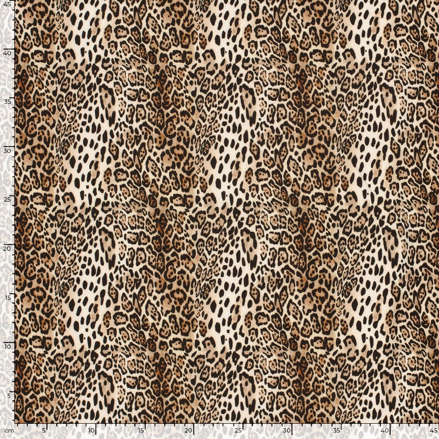 Softshell fabric - leopards 310 g/m²