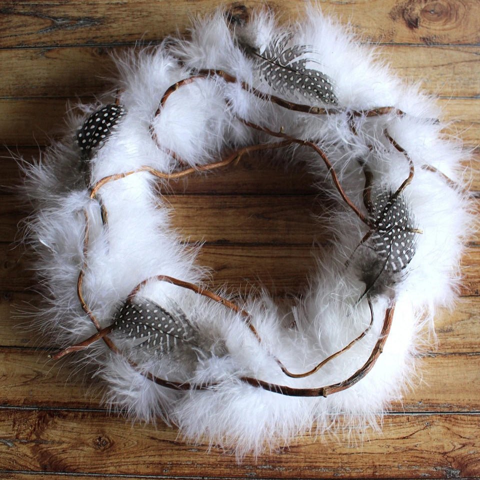 Feather boa - black 2 m