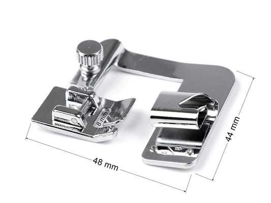 Sewing machine foot for hemming edges 4/8" (8 mm)