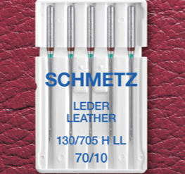 Sewing machine needles for leather SCHMETZ LEATHER - No. 70 (5 pcs.)