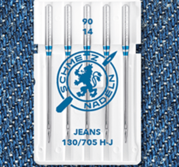 Sewing machine needles for jeans SCHMETZ JEANS - No. 90 (5 pcs.)