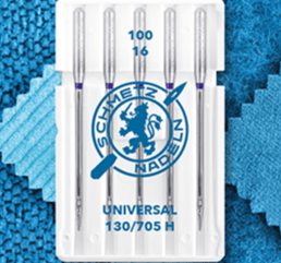 SCHMETZ UNIVERSAL sewing machine needles - No. 100 (5 pcs.)