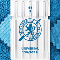 SCHMETZ UNIVERSAL sewing machine needles - Size 65 (5 pcs.)