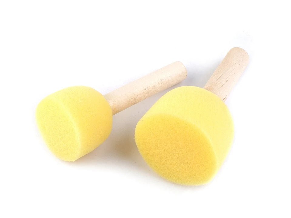 Sponge brushes, sponges - set of 5