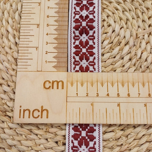 Folk ribbon, sash 36mm-white-LV