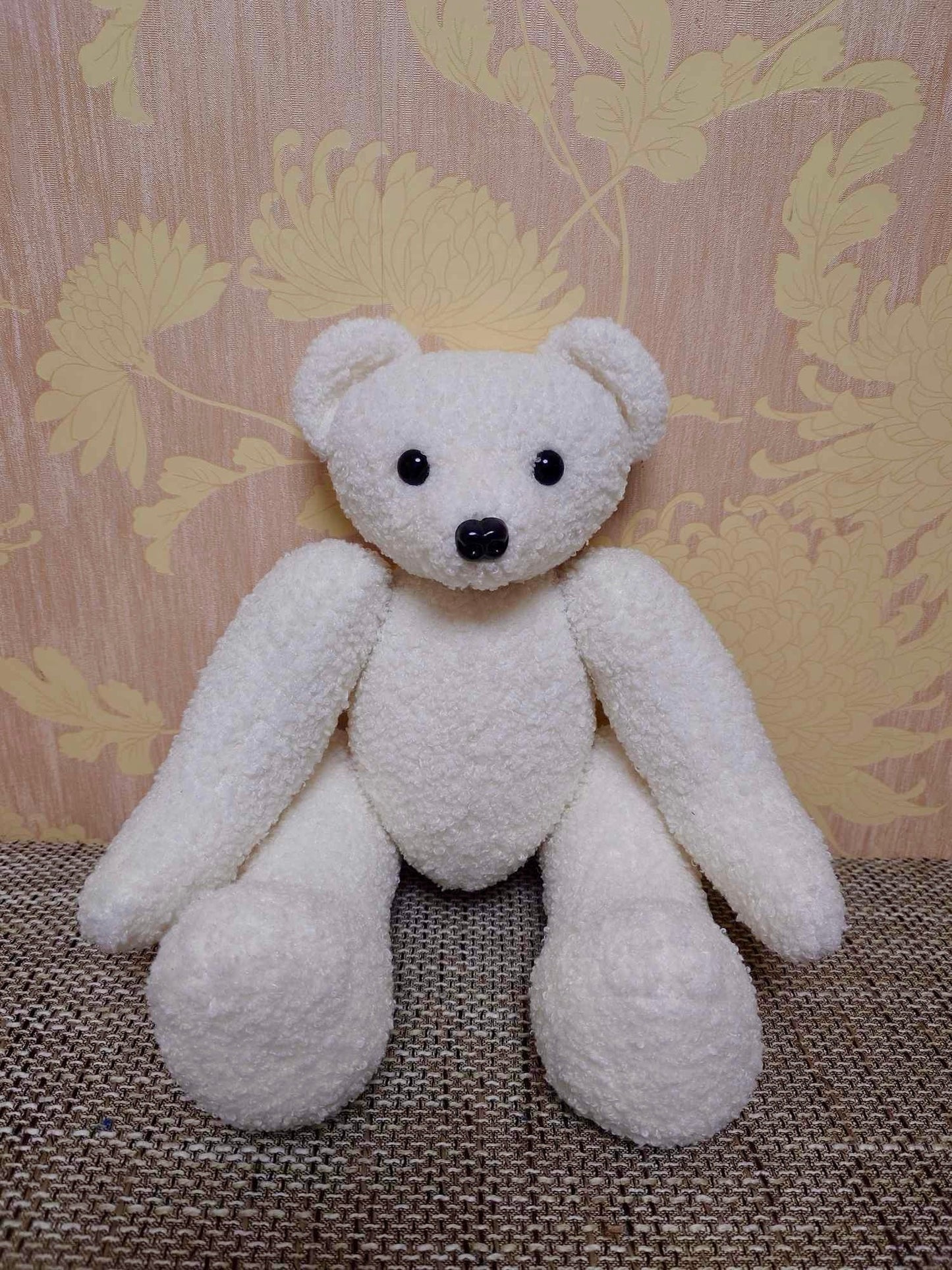 Teddy fabric - warm white 270 g/m²