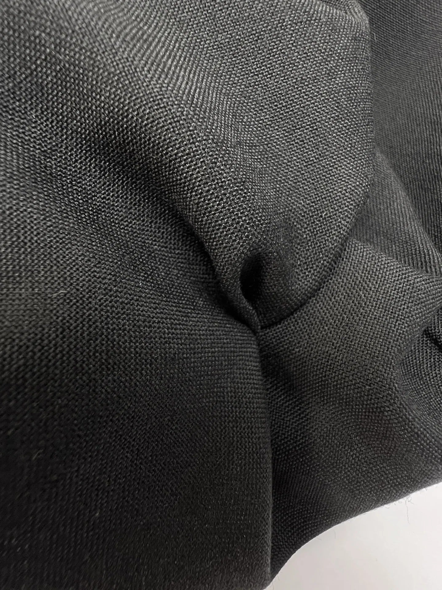 Wool fabric - black 220 g/m²
