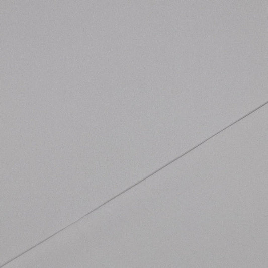 Viscose suiting fabric with elastane - light grey 275 g/m²