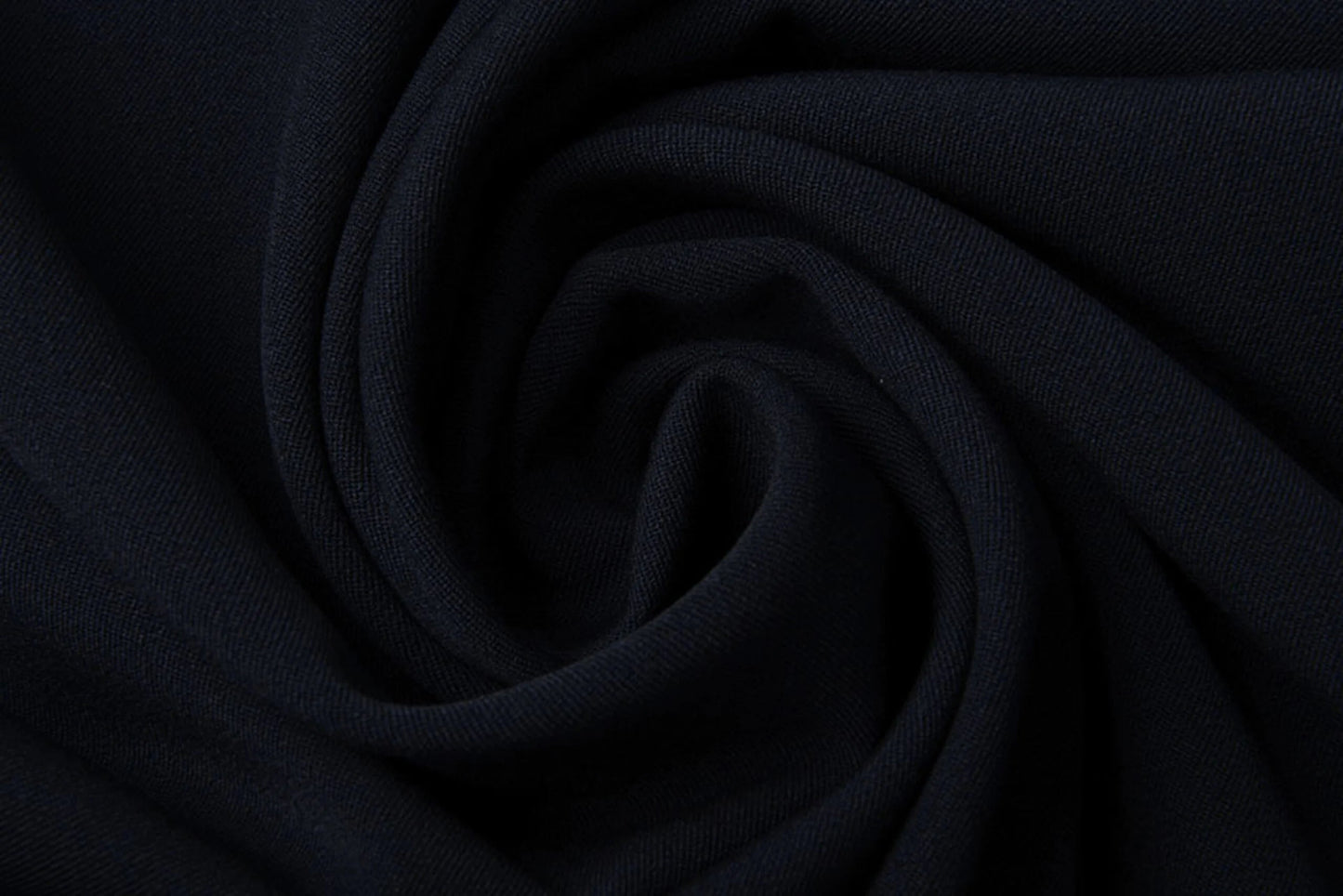 Viskose suiting fabric with elastane - dark blue 275 g/m²