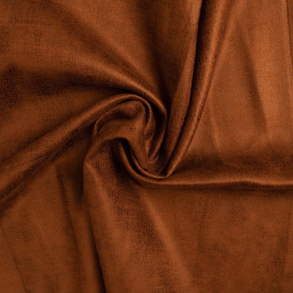 Image of suede fabric with elastane - warm brown 280 g/m² – available at Šarlotes audumi