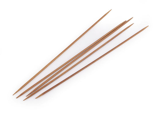 sock knitting needles - bamboo 25 cm 3.5 mm (5 pcs.)