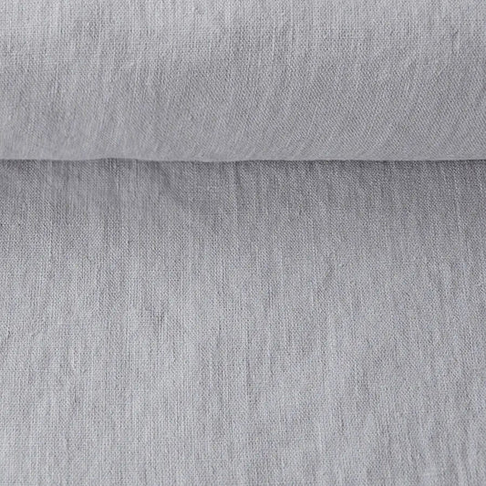 100% Softened linen-light grey 205 g/m²