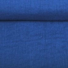 100% softened linen-cornflower blue 205 g/m²