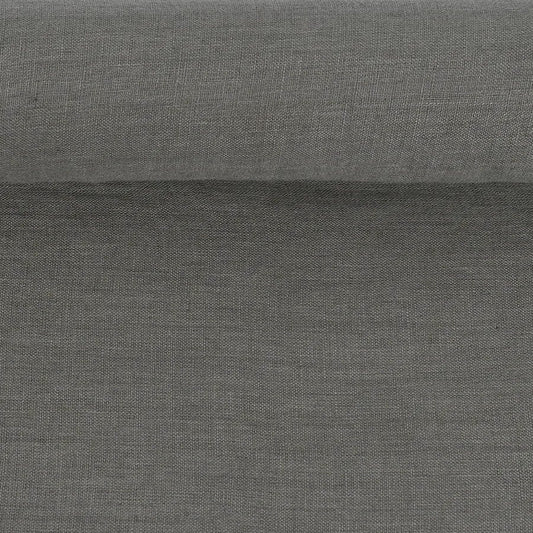 100% Softened linen-dark gray 205 g/m²