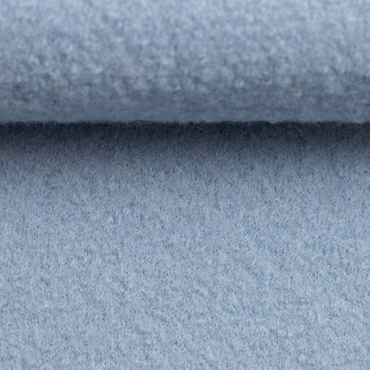 100% wool fabric - light blue 385 g/m²