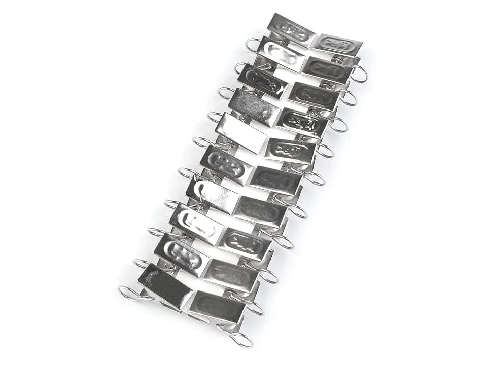 Curtain hooks (set of 20 pcs) - silver