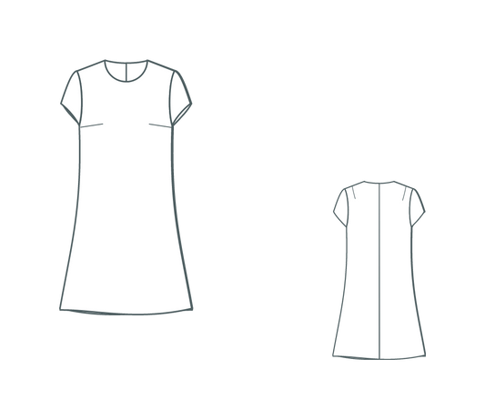 Digital dress pattern Alice