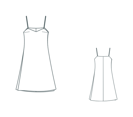 Digital pattern - slip dress