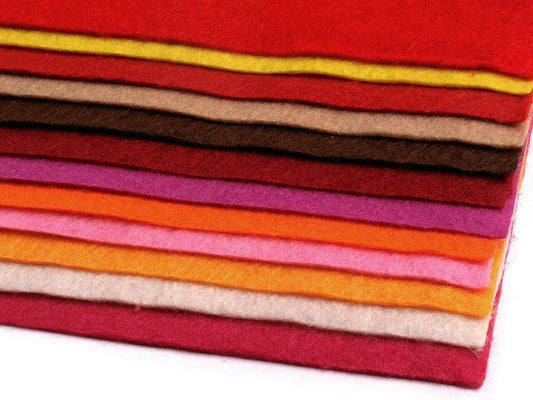felt sheet, 1 mm, 20x30cm-burgundy