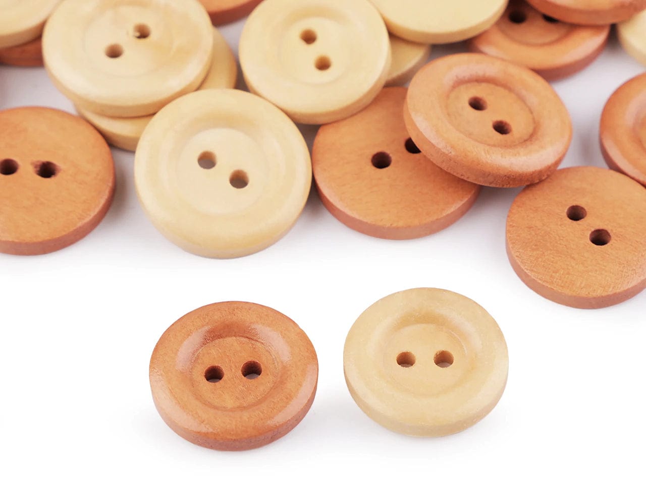 Wooden buttons 15 mm