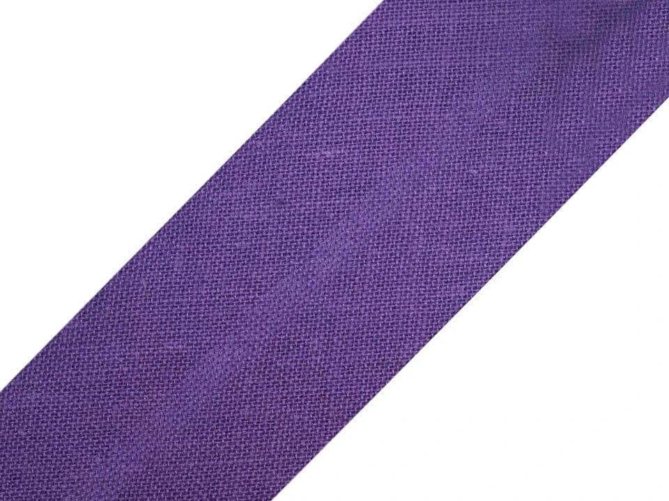 Cotton bias tape 20 mm-dark lilac