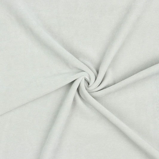 Light gray cotton velour 250 g/m²