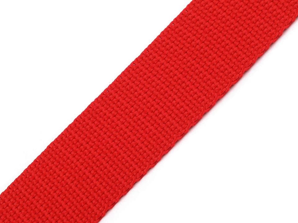 Ribbon for bags, straps 30 mm - red
