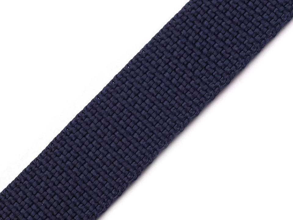 Ribbon for bags, straps 30 mm-dark blue