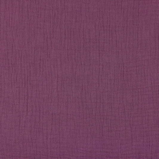 Muslin in a dark plum shade 125 g/m²