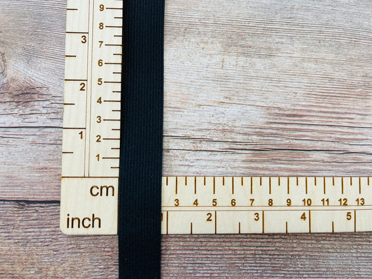 Flat rubber-2 cm black