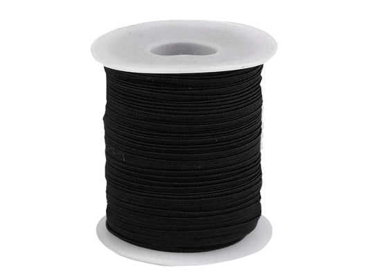 Flat rubber - 3 mm black