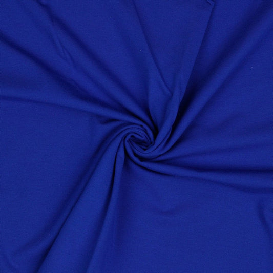 Plain cotton jersey cornflower blue 215 g/m²