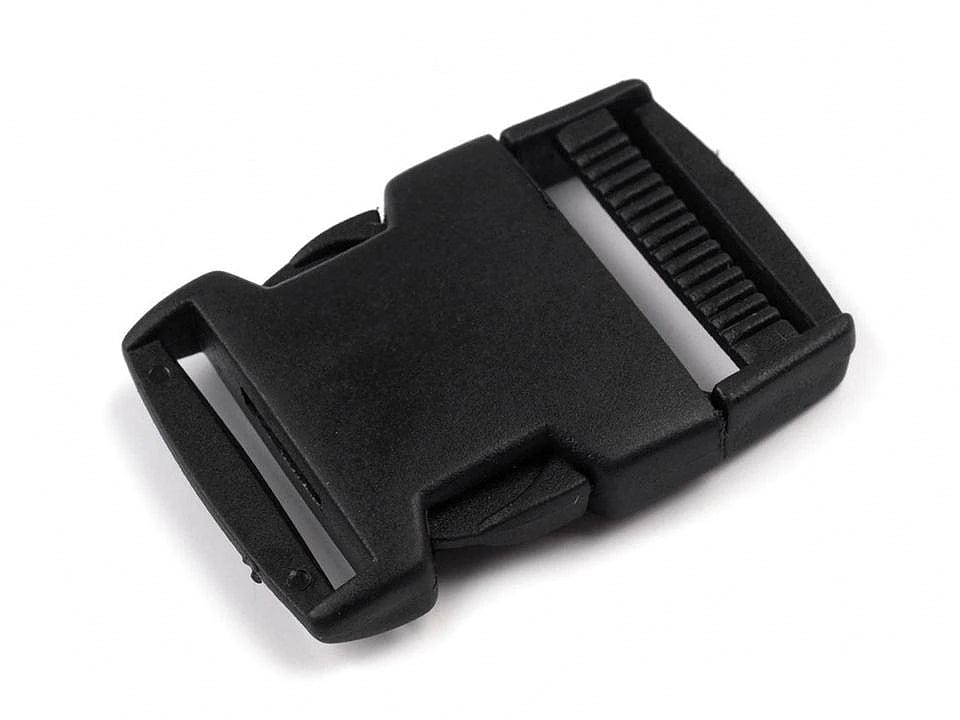 Plastikowa klamra-złączka 30 mm, czarna (opakowanie 5 szt.)