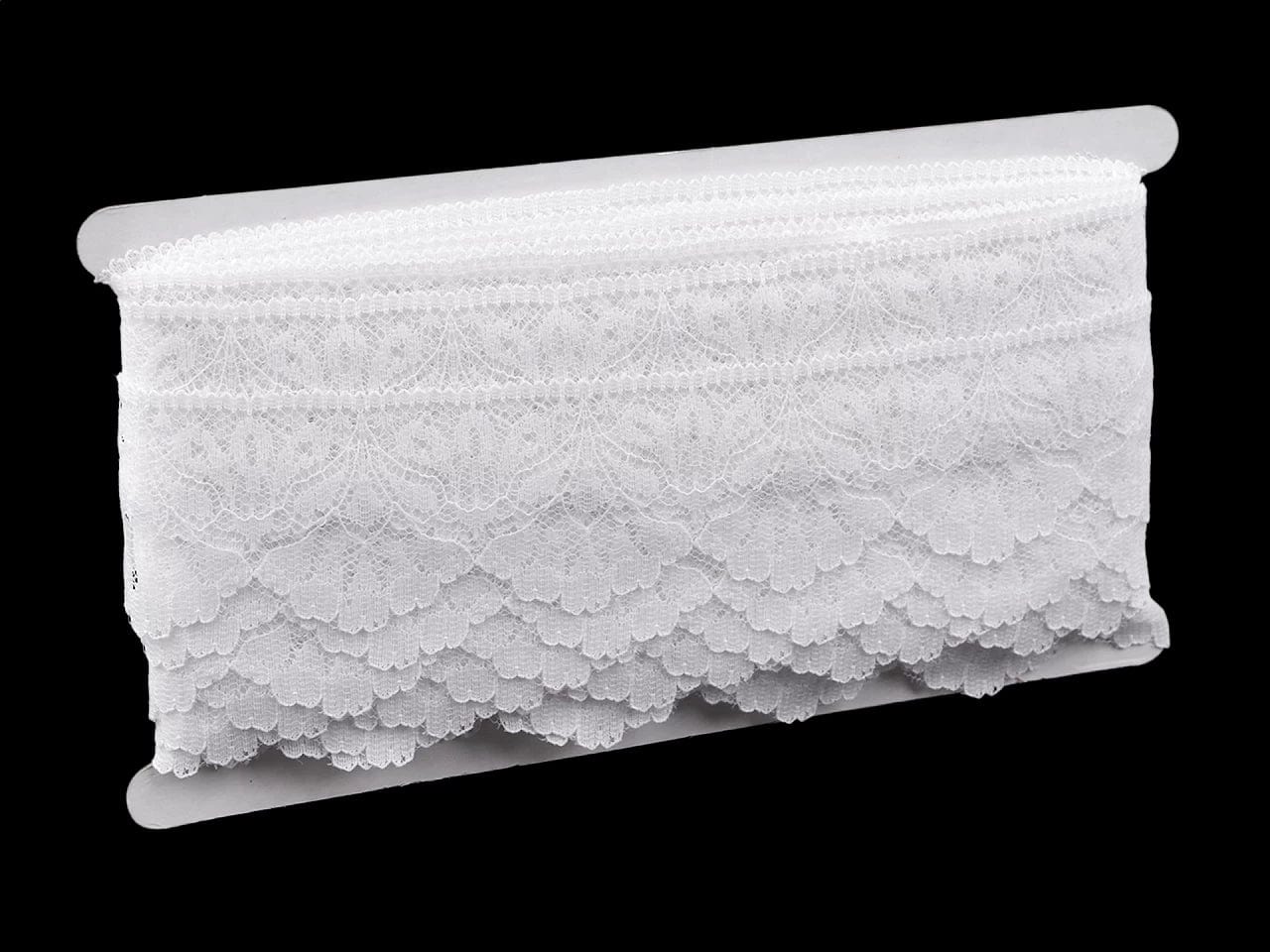 White polyamide lace - 4.7 cm