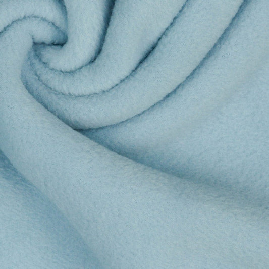 Premium Anti-Pilling Fleece Fabric - Light Blue 240 g/m²