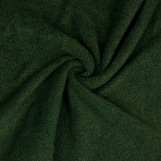 Premium Anti-Pilling Fleece Fabric-Forest Moss Green 240 g/m²